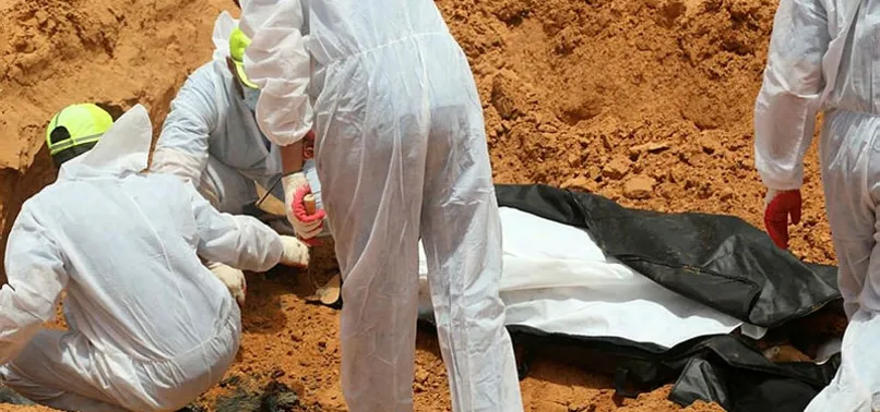 Libya'nın Terhune kentinde şok görüntüler! Darbeci Hafter milislerine ait işkence zindanları ortaya çıktı