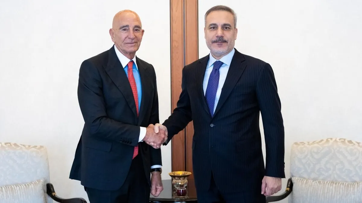 Dışişleri Bakanı Hakan Fidan ABD'nin Ankara Büyükelçisi Barrack'ı kabul etti