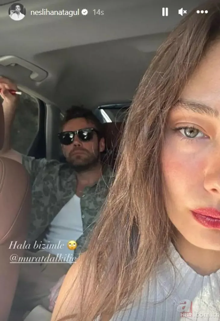 Neslihan Atagül Kadir Doğulu ve Murat Dalkılıç’tan üçlü yıl dönümü kutlaması! Bela hala bizimle