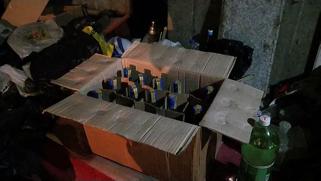İstanbul’da yılbaşı öncesi garaja yapılan baskında gizli bölmeden sahte içki çıktı - 3