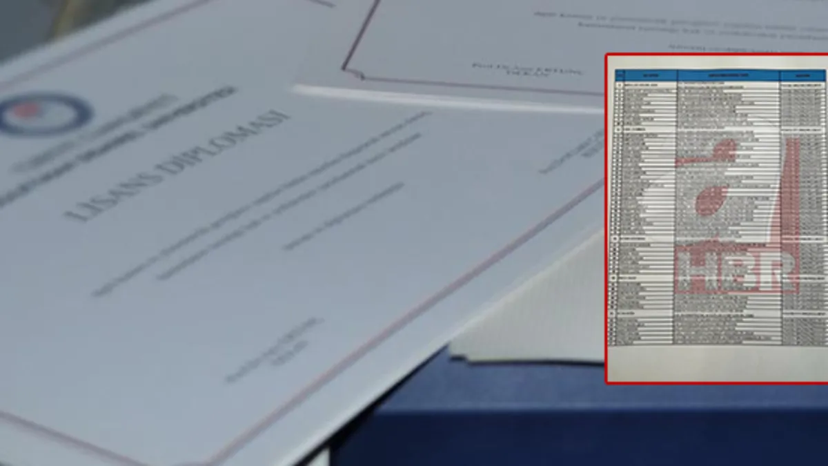 Sahte diploma skandalında gelişme! O isimlerin listesi ortaya çıktı | Yasa dışı onlarca mezuniyet