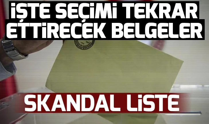 İstanbulda seçimi tekrarlatacak yeni belgeler! İşte seçim usulsüzlüğünün bir kanıtı daha