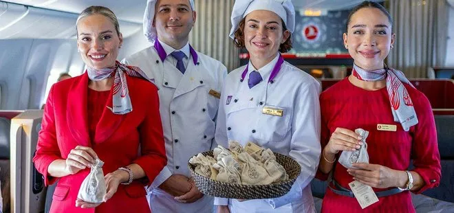 Dünyanın ilk ekmeği THY yolcularının beğenisine sunuldu
