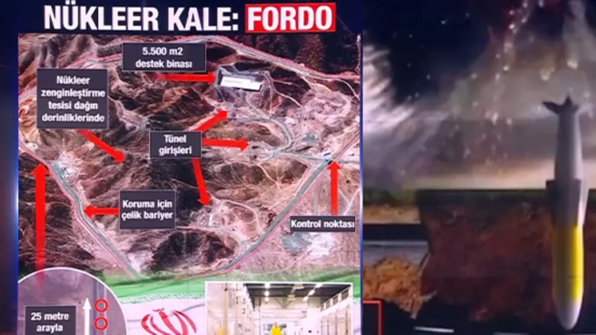 İran'ın nükleer sığınaklarını yok edebilir! ABD'nin dağları delen "kıyamet bombası" nasıl çalışıyor? İşte yerin 100 metre altını böyle vuracak