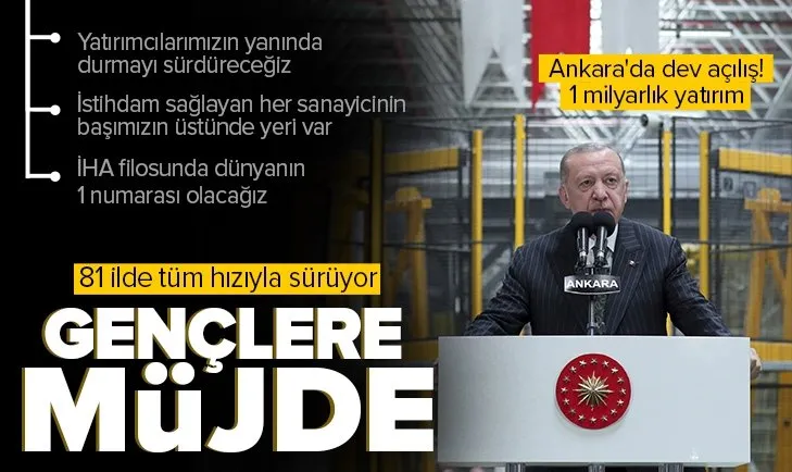 Son dakika: Başkan Erdoğan’dan Şişecam Polatlı Fabrikası Yeni Üretim Hattı Açılış Töreni’nde önemli açıklamalar