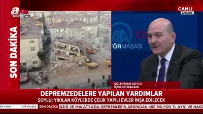 Bakan Soylu o anları canlı yayında gözyaşlarıyla anlattı