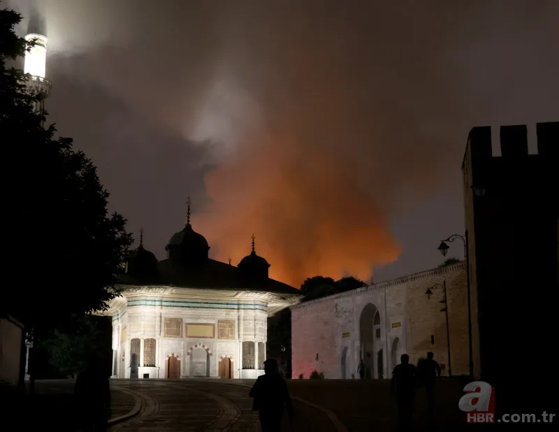 Topkapı Sarayı'ndaki tarihi restoranda yangın! Milli Saraylar Başkanlığı'ndan açıklama geldi 2