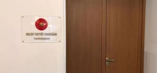 15 Temmuz’da FETÖ’cü hainler tarafından bombalanan oda Erdoğan’a tahsis edildi