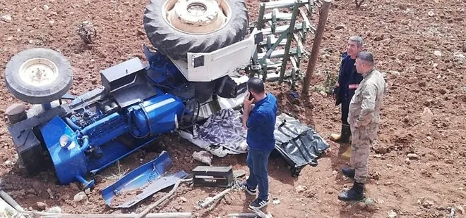 Mardin’de devrilen traktörün altında kalan sürücü öldü