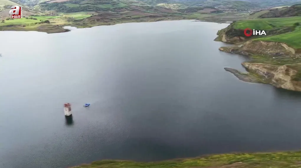 Kuruyan baraj canlandı