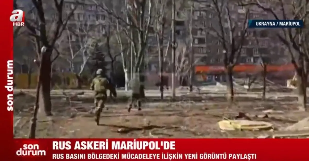 Rus askeri Mariupol'de