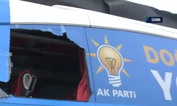 AK Parti seçim otobüsüne saldırı! CHP ve PKK sloganı atanlar 3 kişiyi yaraladı! Savcı Sayan alçakça saldırıya yönelik A Haber’e konuştu