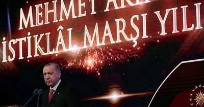 Başkan Erdoğan: İstiklal Marşı etrafında kenetlenmeliyiz