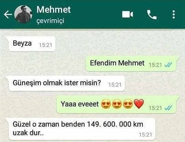whatsapp mesajina kiz arkadasinin