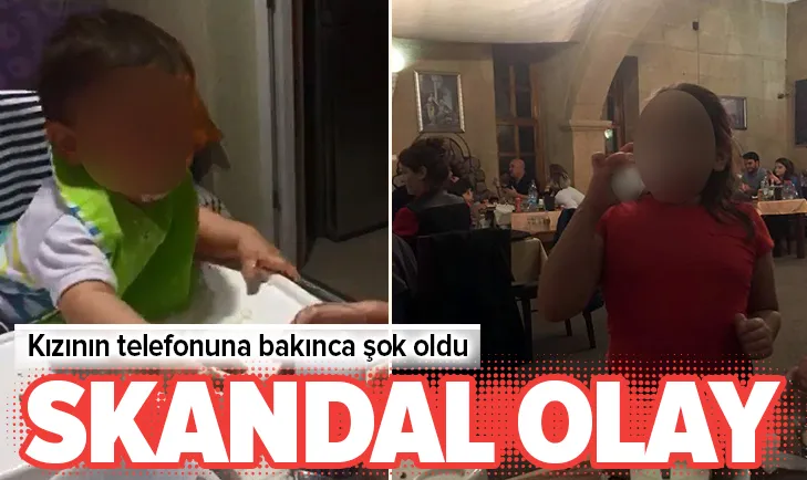 Skandal! Kızının telefonuna bakınca şok oldu