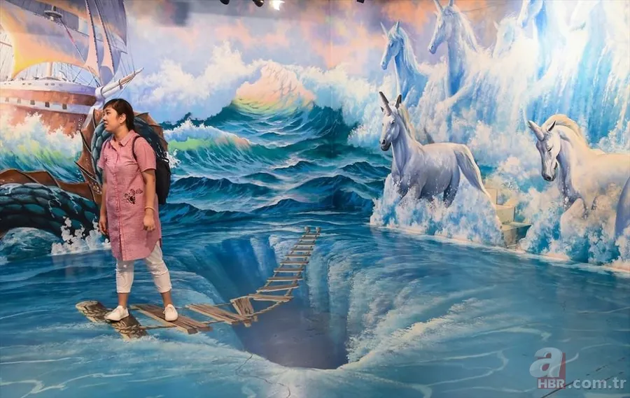 Güney Kore'deki "Trick Eye" illüzyon müzesi 20