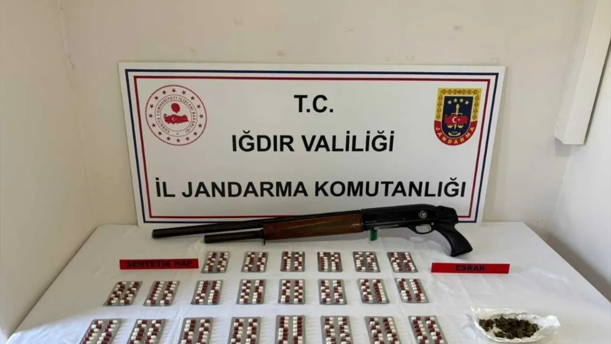 Iğdır'da vücudunda sentetik uyuşturucu bulunan şüpheli tutuklandı