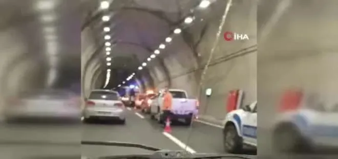 Tüneldeki trafik kazasında yaralanan 2 kişi kurtarılamadı