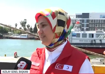 Türkiye'den Gazze'ye yeni yardım sevkiyatı! Yardımlar içeriye girebiliyor mu? Kızılay Genel Başkanı Fatma Meriç Yılmaz A Haber'de anlattı