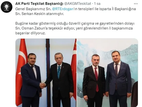 2023 Cumhurbaşkanlığı seçimi öncesi AK Parti’de 6 kritik atama
