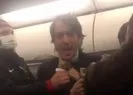 Uçakta maske kavgası! Yolcu ile futbolcular birbirine girdi