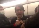 Uçakta maske kavgası! Yolcu ile futbolcular birbirine girdi
