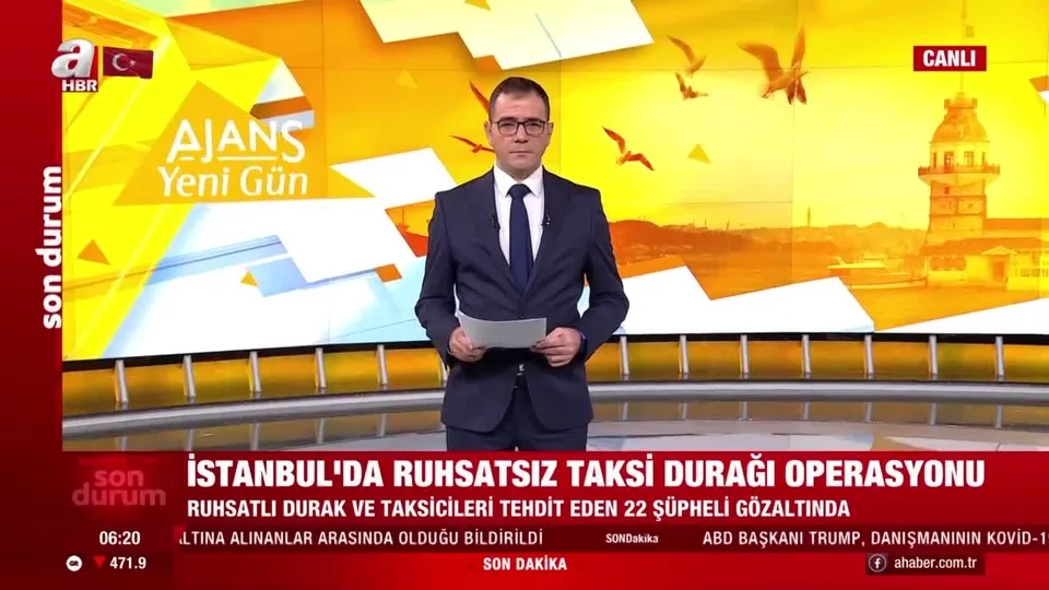 Ruhsatsız taksi durağı operasyonu!