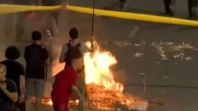 Tel Aviv sokakları yangın yerine döndü