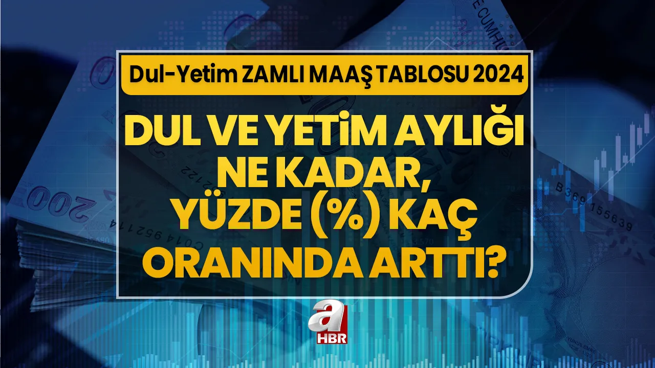 ZAMLI Dul-Yetim MAAŞ TABLOSU 2024 | Dul ve Yetim aylığı ne kadar, yüzde (%) kaç oranında arttı? En düşük ve yüksek (ölüm aylığı) maaşlar kaç TL?