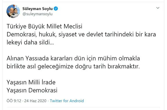 'Yassıada' teklifi Meclis'te kabul edildi! Bakan Soylu: TBMM kara lekeyi sildi - 1
