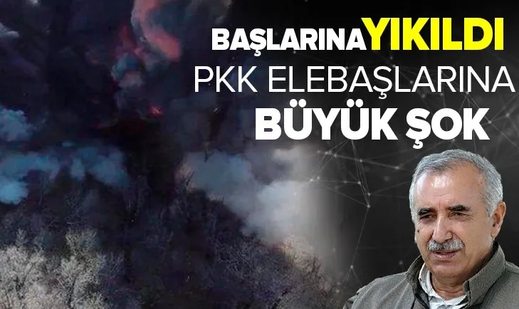 PKK elebaşlarına büyük şok! Başlarına yıkıldı