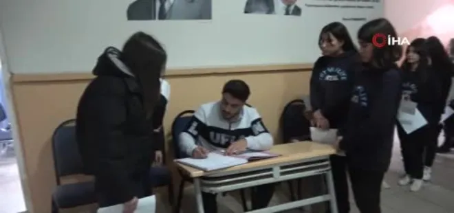 Öğrencilere skolyoz taraması yapıldı