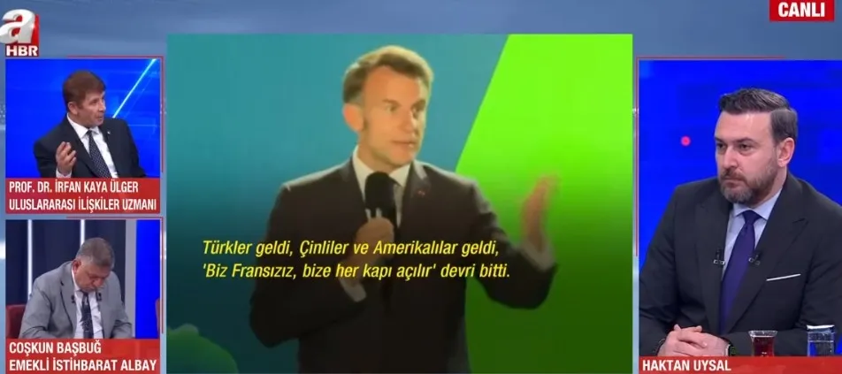 macrondan-afrika-itirafi-turkiye-geldi-fransa-devri-bitti-1778890558765.jpg Uluslararası İlişkiler Uzmanı Prof. Dr. İrfan Kaya Ülger ise Türkiye’nin Afrika açılımının yıllar önce başlatıldığını hatırlattı. (Fotoğraf: ahaber.com.tr - ekran görüntüsü)