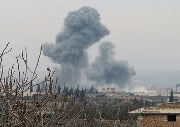 El Bab'da DEAŞ'ın hedefleri yerle bir edildi