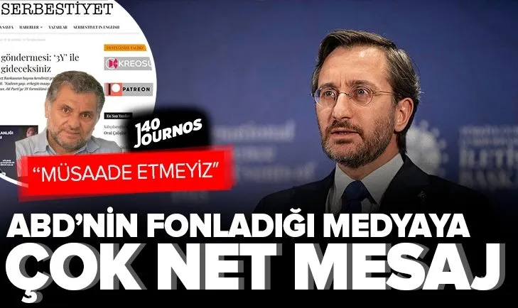 İletişim Başkanlığından ABD’den fonlanan medya ile ilgili yeni açıklama: Müsaade etmeyiz