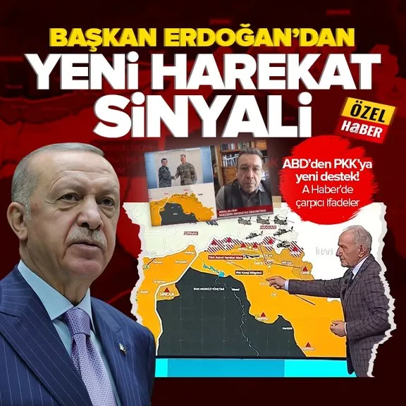 Başkan Erdoğan’dan yeni harekat sinyali! ABD’den PKK’ya yeni destek | A Haber’de çarpıcı sözler: Hangi yüzle Türk askerinin karşısına çıkacak?