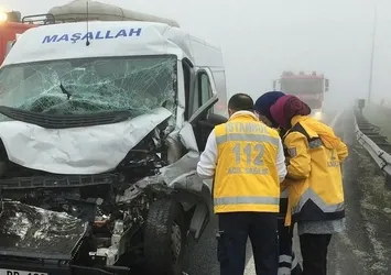 İstanbul'da sis kazası: 1 ölü