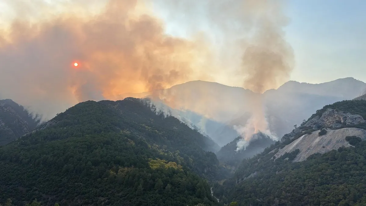 Denizli'de orman yangını 6. gününde! Büyük ölçüde kontrol altında
