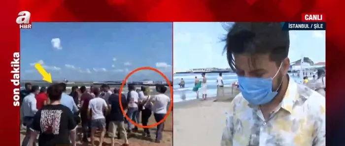 Son dakika: Şile’de A Haber ekibine saldırı! İBB’ye bağlı cankurtaranlar A Haber ekibini darp etti