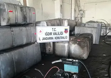 Iğdır'da kaçak akaryakıt operasyonu