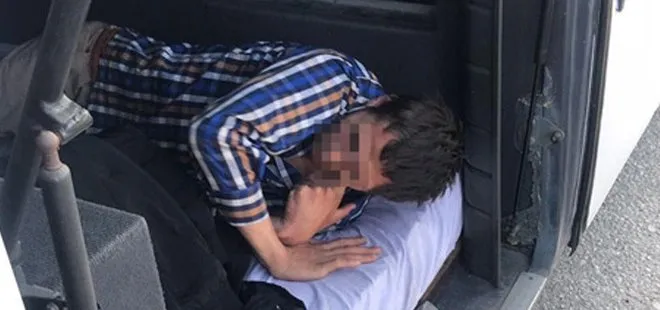 Zihinsel engelli genç kaçırdığı otobüste uyurken yakalandı