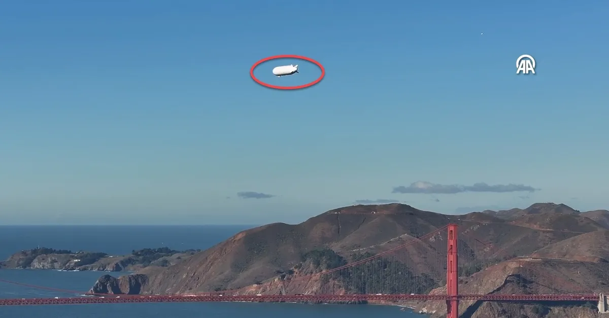 Dünyanın en büyük hava aracı "Pathfinder 1" San Francisco'da görüntülendi