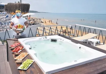 Kilyos'taki ünlü plajda skandal tesettür yasağı!
