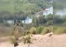 Orman yangınında alevlerin sıçradığı ev kullanılamaz halde