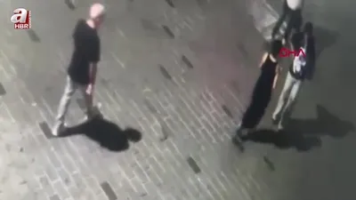 Taksim’deki gasp anı kameradaa