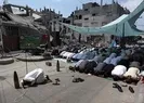 Gazze’de yıkıntılar arasında cuma namazı!