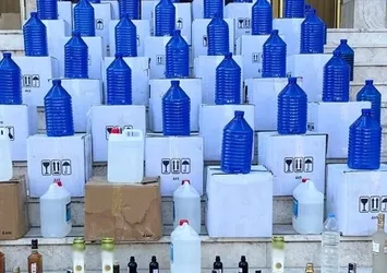 Denizli'de 642 litre kaçak alkol yakalandı