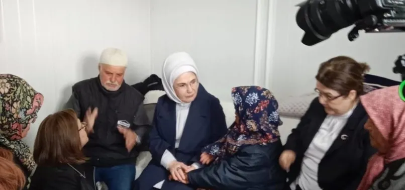 Emine Erdoğan’ın ziyaret ettiği depremzede aile konuştu: Devletimiz bizi yalnız bırakmadı