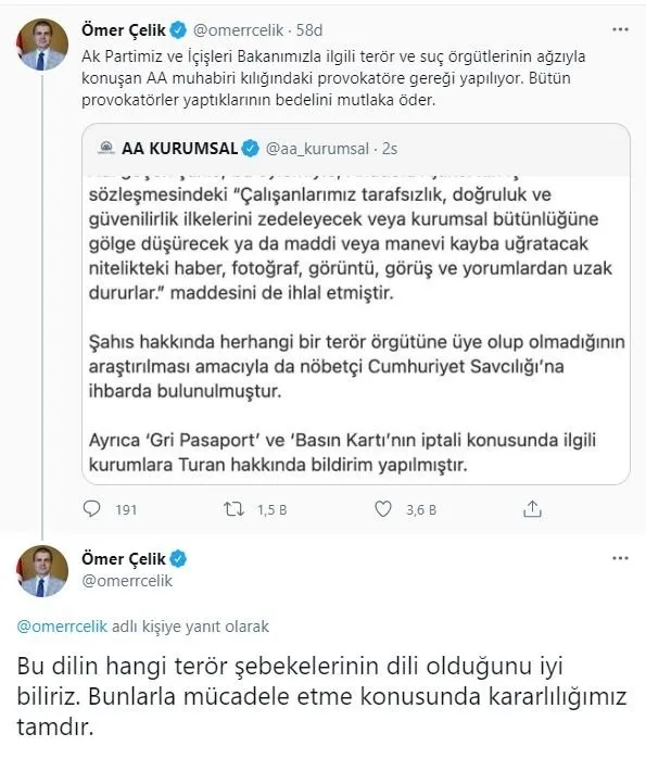 Muhabir Musab Turan’ın FETÖ bağlantısı ortaya çıktı