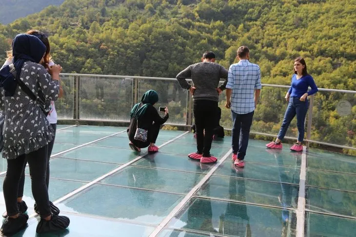Türkiye’nin en yüksek cam seyir terasına yoğun ilgi